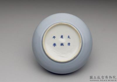 图片[2]-Brush washer with sky blue glaze, Qing dynasty, Kangxi reign (1662-1722)-China Archive